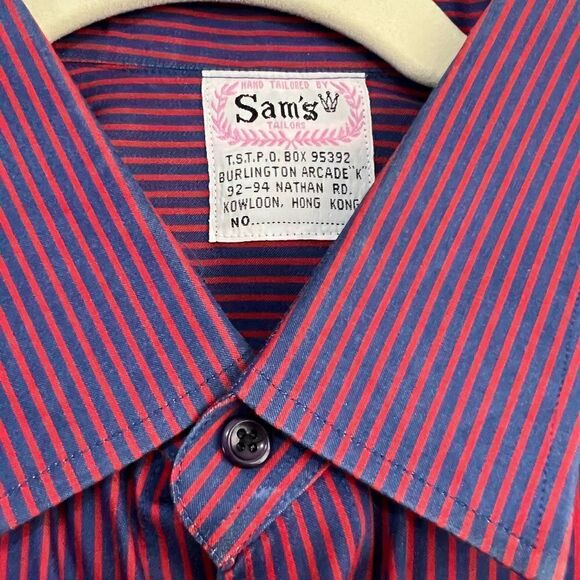 Men’s 100% Handmade Dress Shirt. Pristine Condition, Size XL - Picture 4 of 6